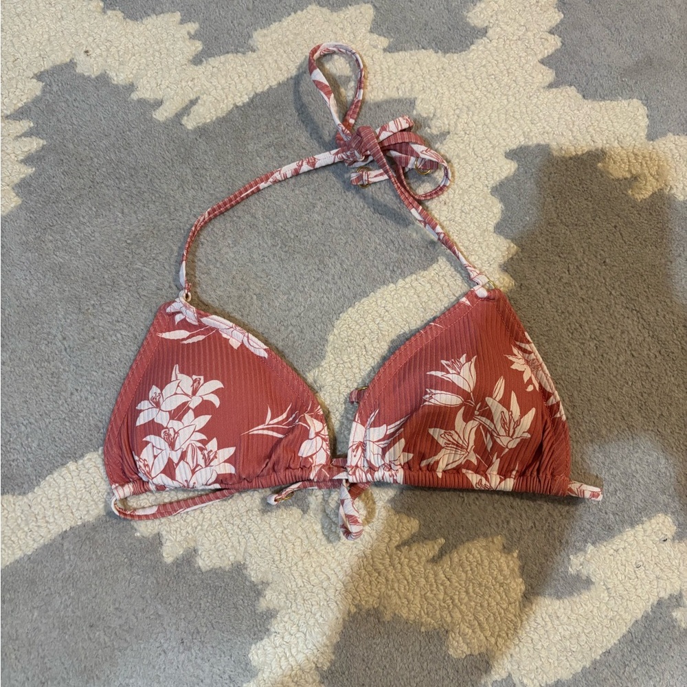 Shore Brand Printed Triangle Bikini Top